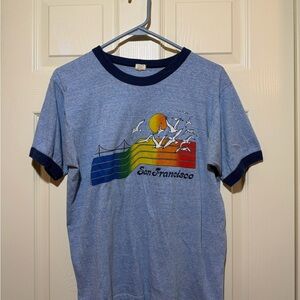 Screen Stars Blue San Francisco Graphic Tee